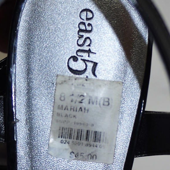 Patent Leather Heels Mariah Prom Dress Shoes 8.5 M - Picture 6 of 8